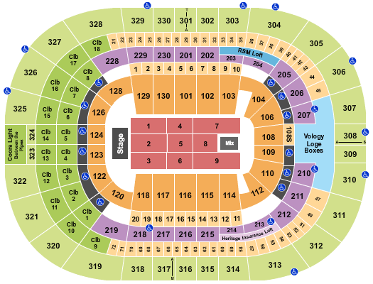 Benchmark International Arena Stevie Nicks Seating Chart